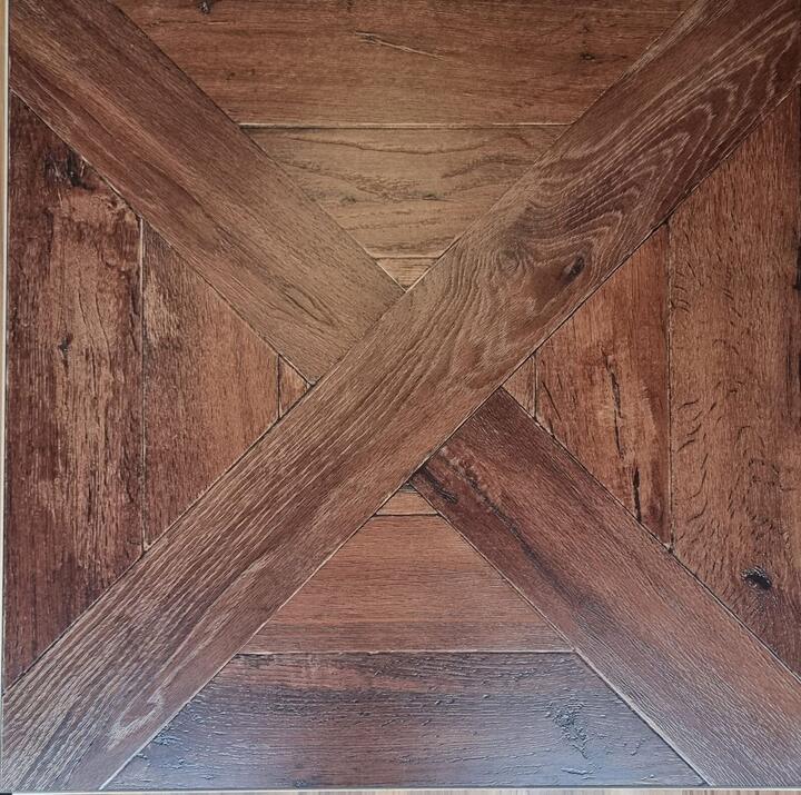Rustik meşe, çapraz kesim modüler kakma panel